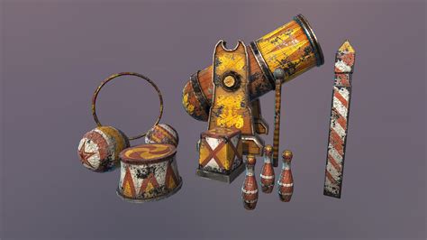 Circus props 3D model - TurboSquid 1274708