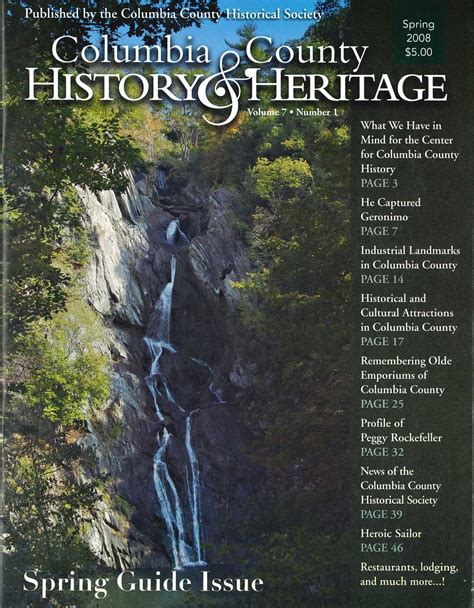 Columbia County History & Heritage: Spring 2008 – Columbia County ...