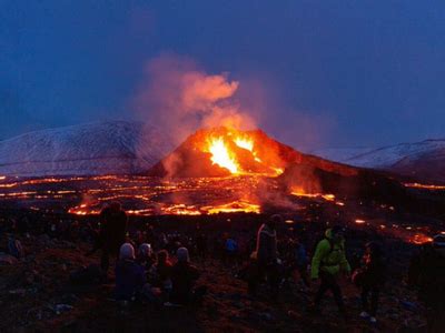 Volcano erupts in southwest Iceland after weeks of earthquakes