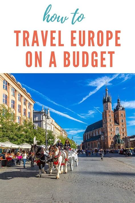 16 Top Tips On How To Travel To Europe On A Budget | Europe travel ...