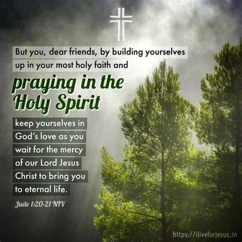 Praying in the Holy Spirit - I Live For JESUS