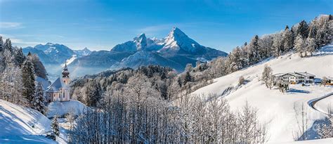 Snowy Church In The Bavarian Alps In Winter Photograph by JR Photography