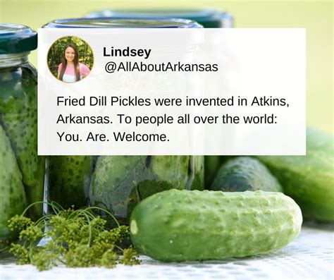 How Fried Dill Pickles Were invented in Arkansas - All About Arkansas