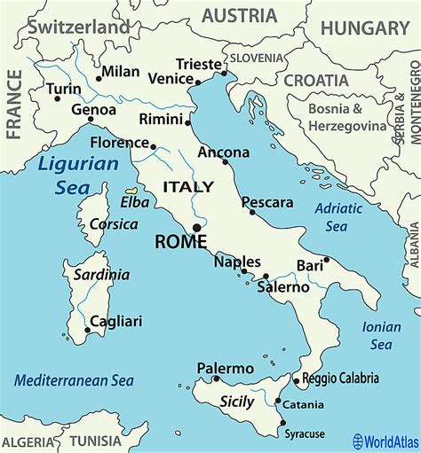 Ligurian Sea - WorldAtlas