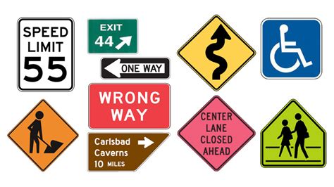 Road Sign Colors - DMV Test Questions for Your Permit