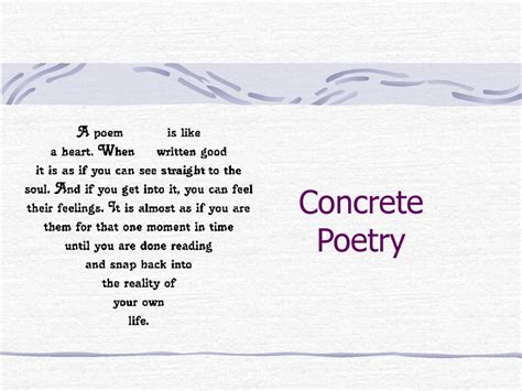 Concrete Poem Heart