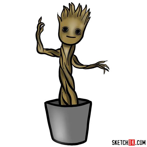 How to Draw Baby Groot in a Pot: Tips and Insights for Marvel Fans