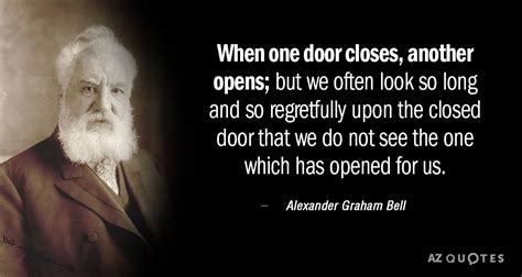 Alexander Graham Bell Quotes When One Door Closes - Quotes Center