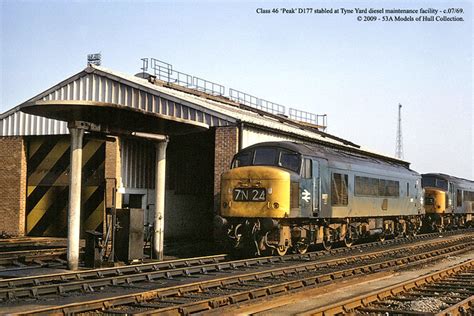 c.07/1969 - Tyne Yard. | Class 46 'Peak' D177 stabled at Tyn… | Flickr