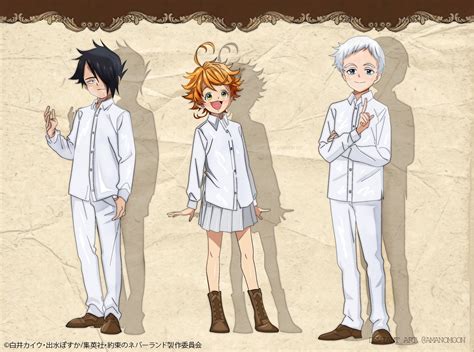 [Anime] The Promised Neverland Anime Character Designs Fan Art : r ...