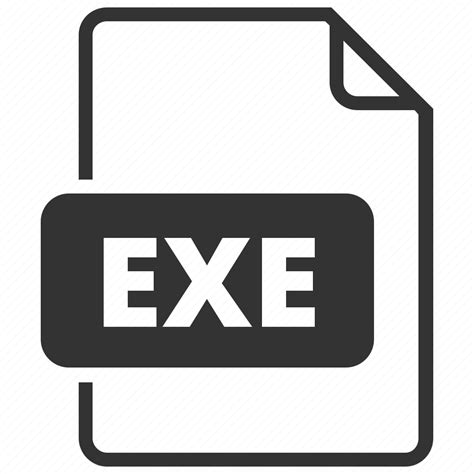 Exe, executable file, file format, program, programm icon - Download on ...