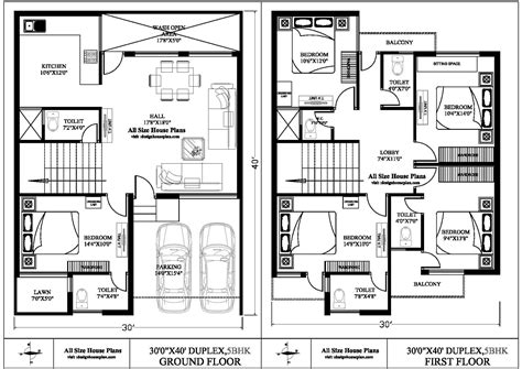 House Plans For Duplex - Home Design Ideas