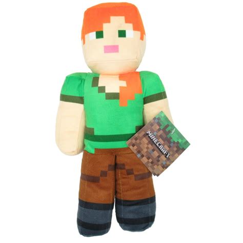 Plush 30cm ALEX Main Character Green Shirt MINECRAFT Original Official ...