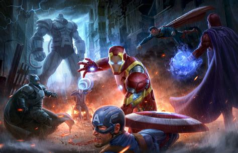 Marvel Avengers Vs Dc Justice League, HD Superheroes, 4k Wallpapers ...