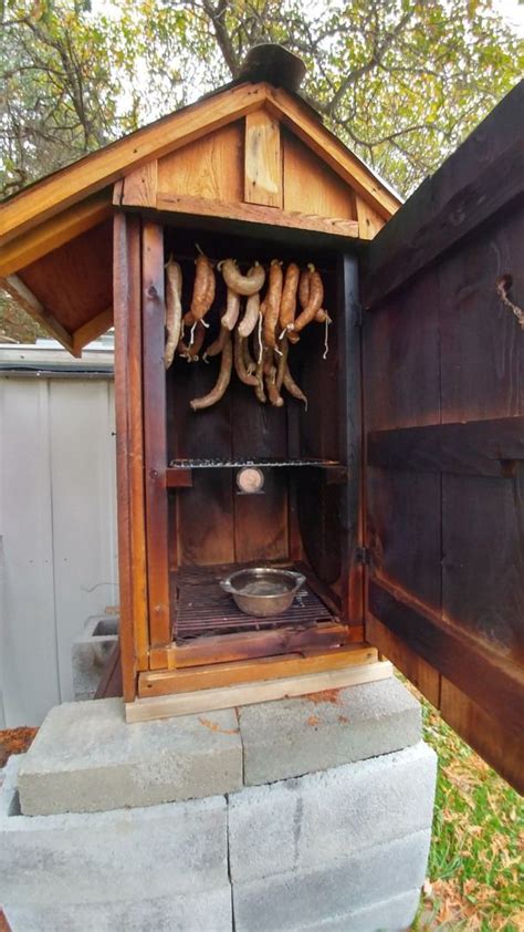 Smokehouse Design Backyard Smokehouse Smoke Smoker Smokers Build Plans ...