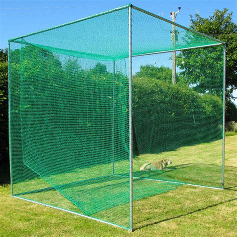 1 Bay Freestanding Golf Cage [PROFESSIONAL RANGE] - 34mm - Standard | NWS