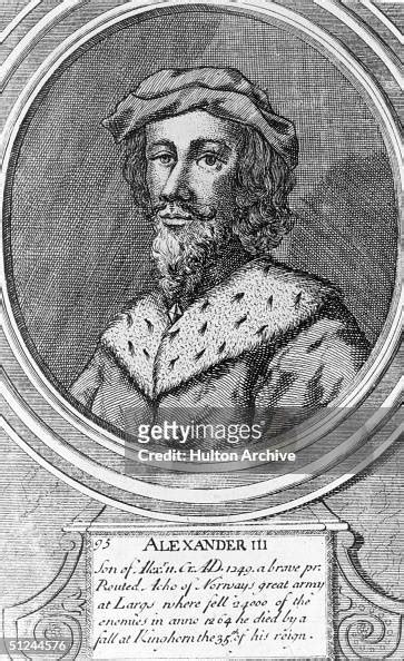 Circa 1280, Alexander III , King of Scotland . The son of Alexander ...