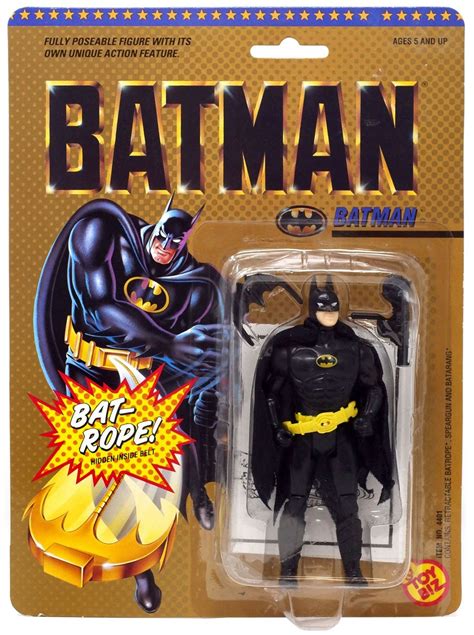 Batman 1989 Movie Batman Action Figure with Bat-Rope Toy Biz - ToyWiz