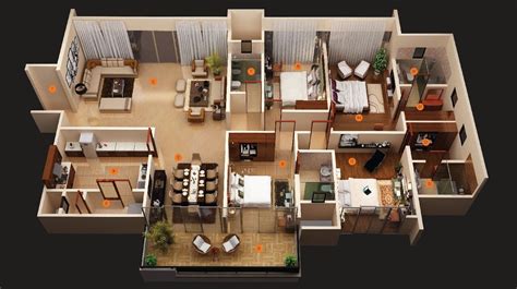 Simple 4 Bedroom House Plans 3D – Renews