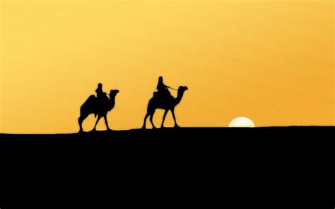 Silhouette Desert at GetDrawings | Free download