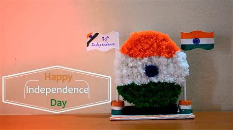 DIY - Independence day craft for kids using Pom pom ||Creative Indian ...