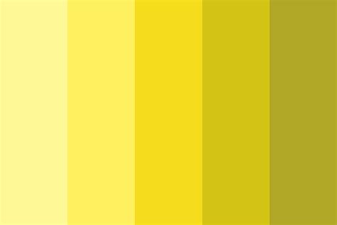 Lemon Pie Yellow Color Palette