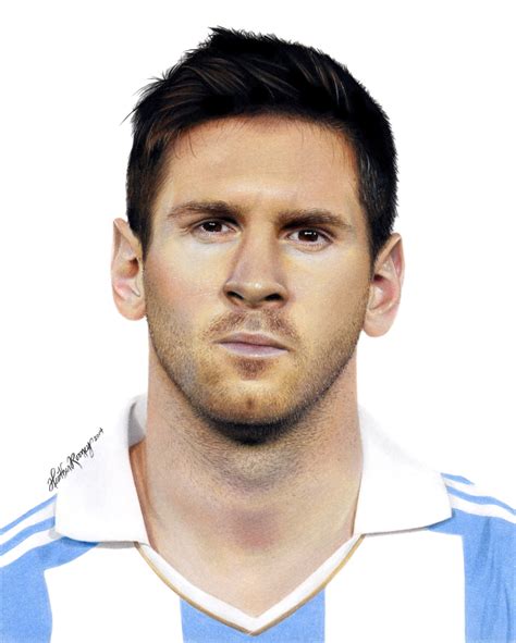 Heather Rooney Art — Colored pencil drawing of Lionel Messi