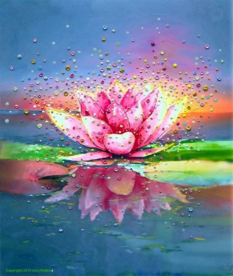 40 Peaceful Lotus Flower Painting Ideas - Bored Art