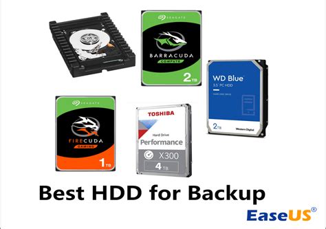 The 5 Best HDD for Backup Recommend in 2024 - EaseUS