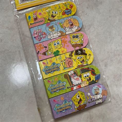 SpongeBob Magnetic Bookmark With Ruler Measuring Tape Magnet SpongeBob ...