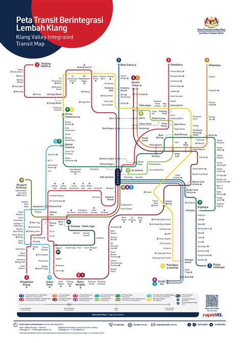 Malaysia Klang Valley Train Map