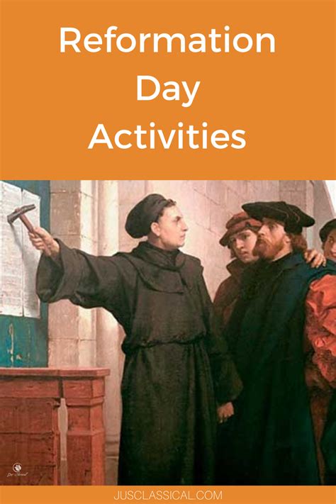 Reformation Day Activities | Reformation day, Protestant reformation ...