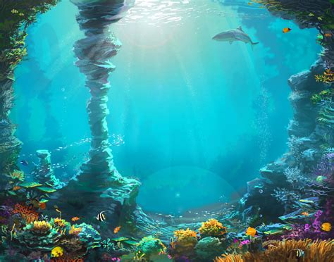 ArtStation - underwater world