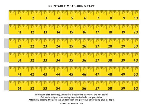 Mm Measuring Tape Printable