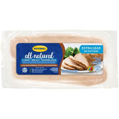 Butterball All Natural Turkey Breast Tenderloins with Rotisserie Style ...