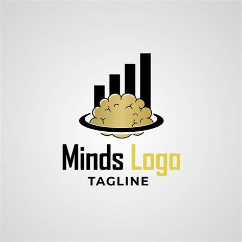 Premium Vector | Mind logo, brain logo editable vector