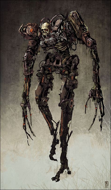 ArtStation - ZomBot, David Metzger | Robot concept art, Sci fi concept ...