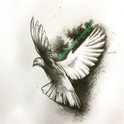 dove tattoo design by tattoosuzette on DeviantArt