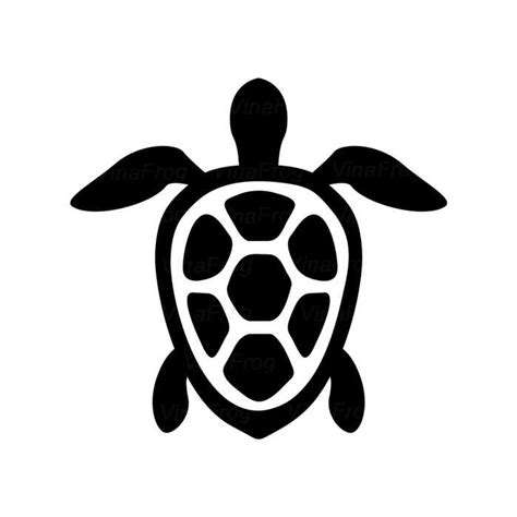 Turtle Black Silhouette PNG And SVG Files, SVG Designs – VinaFrog