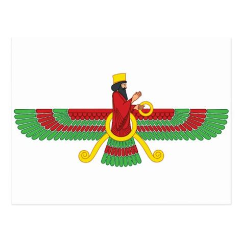 Faravahar Symbol Postcard | Zazzle