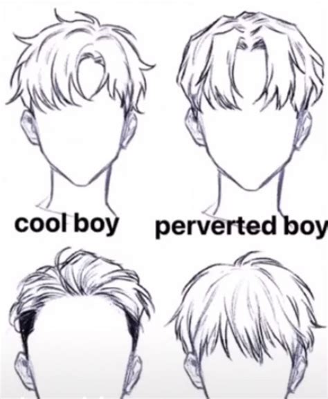 List Of Anime Boy Hair Tutorial References