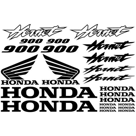 Wallstickers folies : Honda Hornet 900 Decal Stickers kit