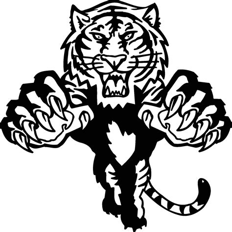 Free Black And White Tiger Head, Download Free Black And White Tiger ...