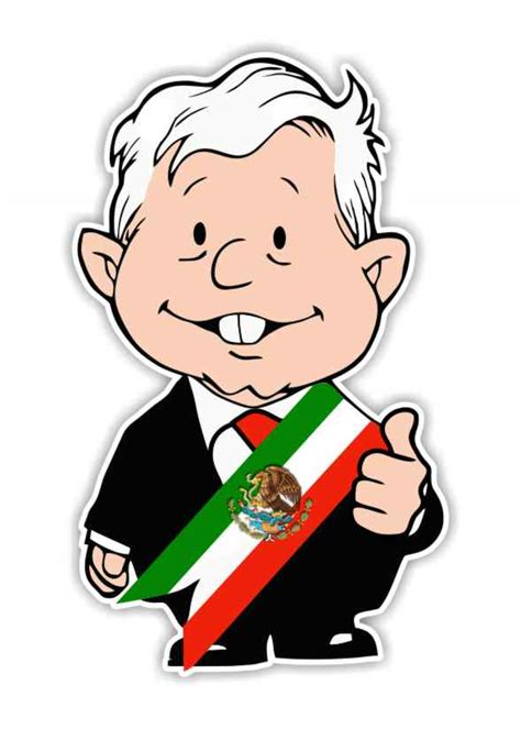 AMLO Lopez obrador Amlito Presidente Precision Cut Decal /Sticker