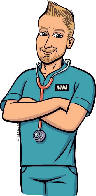 Nurse Clipart Man - Male Nurse Clipart - (329x673) Png Clipart Download