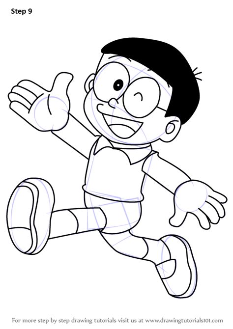 How to Draw Nobita from Doraemon (Doraemon) Step by Step ...