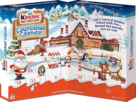 Buy Kinder Joy Christmas Advent Calendar, Chocolate Candy Treats Inside ...