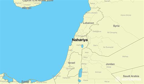 Where is Nahariya, Israel? / Nahariya, Northern District Map ...