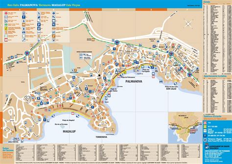 Magaluf and Palma Nova hotel map