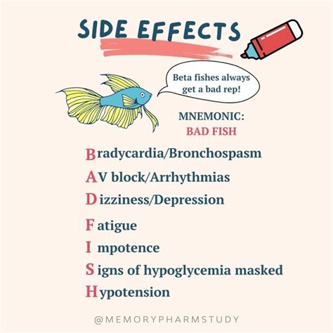 Beta-Blockers⁠⠀ – Memory Pharm